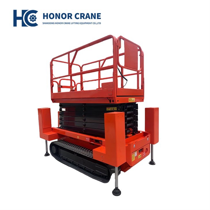 Crawler Elevated scissor lift